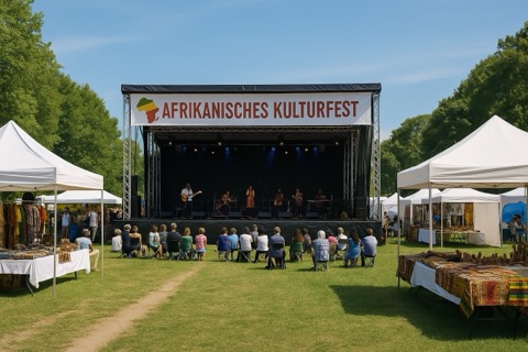 „Afrikanisches Kulturfest Frankfurt 2025: Musik, Solidarität und Vielfalt im Rebstockpark“